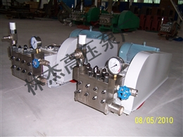 高壓(yā)柱塞泵每(měi)次使用之(zhī)後都需要(yao)用清水沖(chòng)洗一下